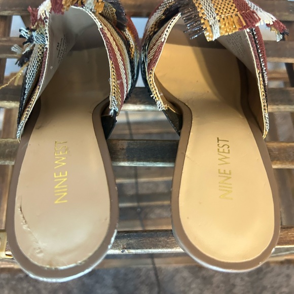 Nine West NWByron 7M Gently Used color block Sandals - Picture 10 of 12
